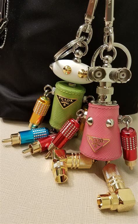 prada keychain fake